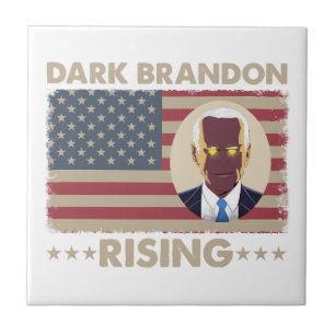 Dark Brandon Funny Joe Biden Meme Fliese