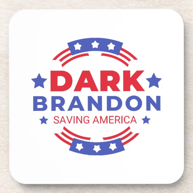 Dark Brandon Getränkeuntersetzer (Vorderseite)