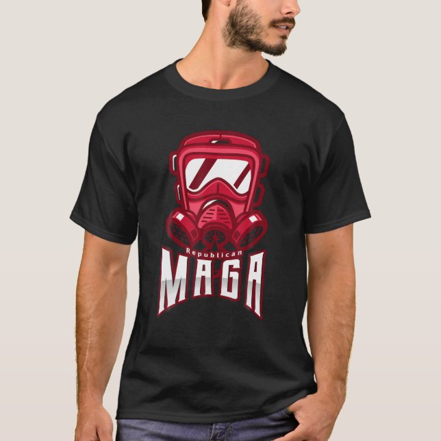Dark Brandon Halloween Kostüm Beängstigend Trump M T-Shirt (Vorderseite)