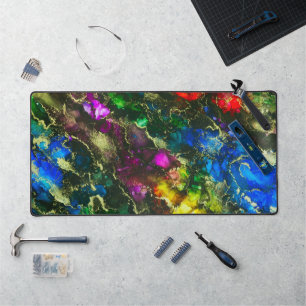 Dark Brilliant Psychedelic Custom Desk Mat Schreibtischunterlage