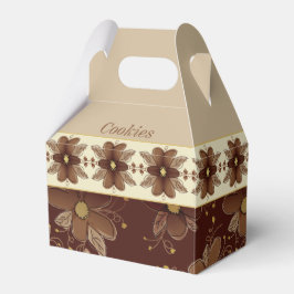 Dark Brown Flieal Geschenkschachtel