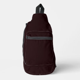 Dark Burgundy | Schlichtes Burgund Crossbody Bag