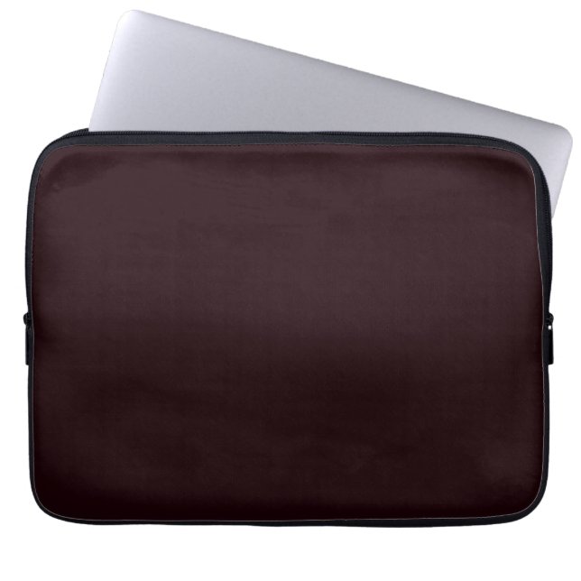 Dark Burgundy | Schlichtes Burgund Laptopschutzhülle (Vorderseite)