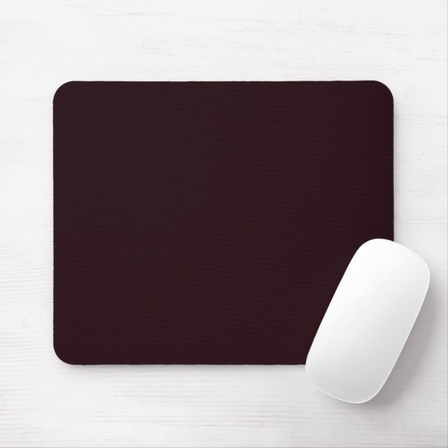 Dark Burgundy | Schlichtes Burgund Mousepad (Mit Mouse)