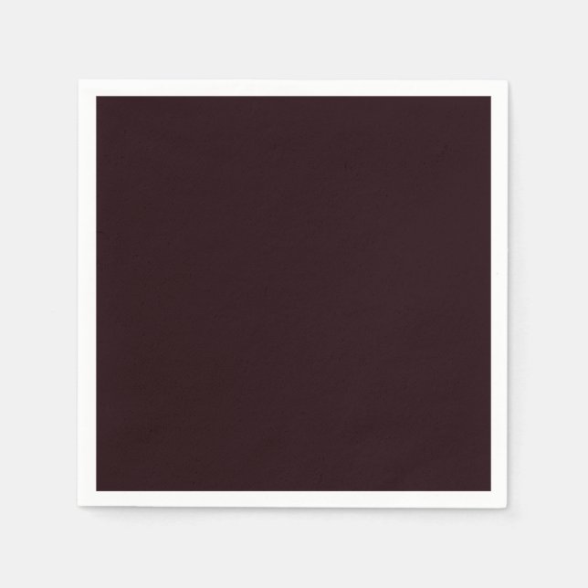 Dark Burgundy | Schlichtes Burgund Serviette (Vorderseite)