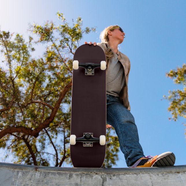 Dark Burgundy | Schlichtes Burgund Skateboard (Außenbereich 1)