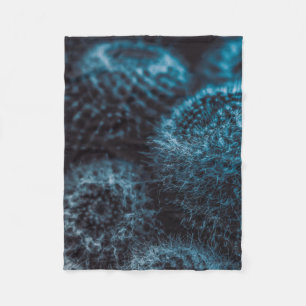 Dark Cactus Fleecedecke