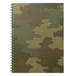 Dark Camouflage Spiral Notebook Notizblock