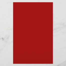 Dark Candy Apple Red Solid Color Briefpapier