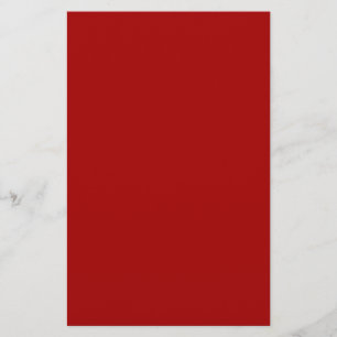Dark Candy Apple Red Solid Color Briefpapier