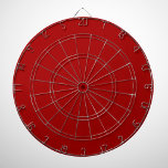 Dark Candy Apple Red Solid Color Dartscheibe<br><div class="desc">Ein intensives und fesselndes Rot,  das Power und Leidenschaft ausstrahlt. Diese kühne Farbe erinnert an den Reichtum eines erlesenen Weins und den dramatischen Flair eines krummen Sonnenuntergangs. Diese Touch ist perfekt für einen beeindruckenden Eindruck.</div>