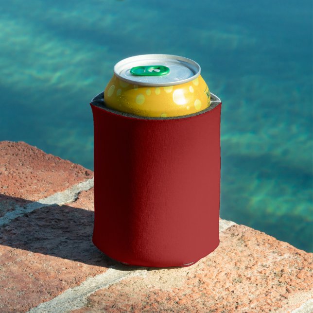 Dark Candy Apple Red Solid Color Dosenkühler (In Situ Pool)