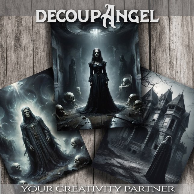 Dark Castle Entities - Decoupage - Geschenkpapier Set (Von Creator hochgeladen)