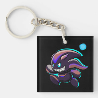 Dark Chao - Laufen - Schwimmen Variante Custom Art Schlüsselanhänger