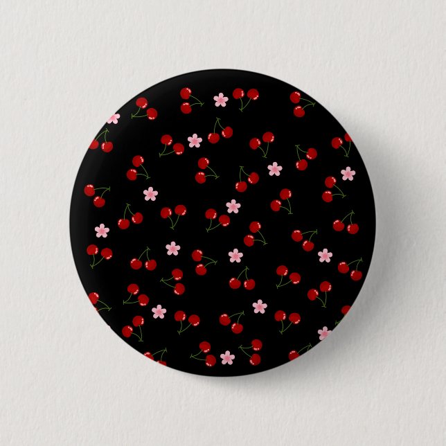 Dark Cherries Button (Vorderseite)