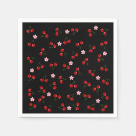 Dark Cherries Serviette