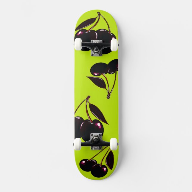 Dark Cherries Skateboard Deck (Vorderseite)