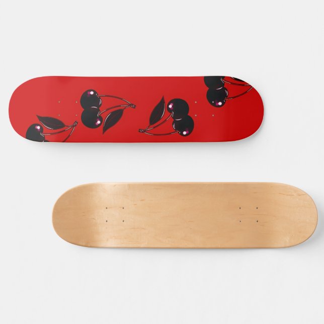Dark Cherries Skateboard Deck (Horizontal)