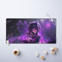 Dark Child Gaming Desk Mat | Benutzerdefinierbarer