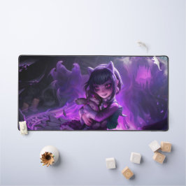 Dark Child Gaming Desk Mat | Benutzerdefinierbarer Schreibtischunterlage