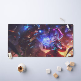 Dark Child Gaming Desk Mat | Benutzerdefinierbarer Schreibtischunterlage