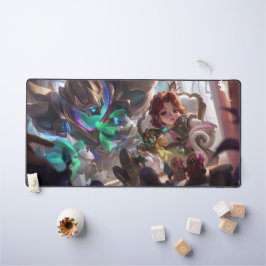 Dark Child Gaming Desk Mat | Benutzerdefinierbarer Schreibtischunterlage