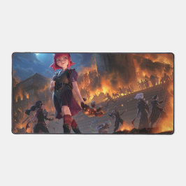Dark Child Gaming Desk Mat | Benutzerdefinierbarer Schreibtischunterlage
