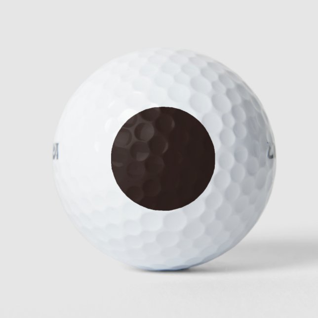 Dark Chocolate Brown Golfball (Vorderseite)
