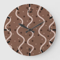 Dark Chocolate Drizzle and Sprinkles Pattern