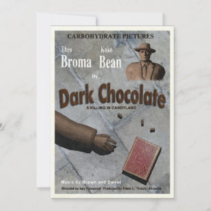 Dark Chocolate Movie Einladung