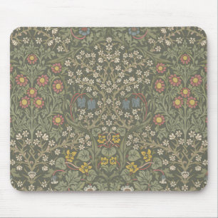 Dark Cottagecore William Morris Blackthorn #2 Mousepad
