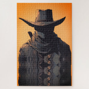 Dark Cowboy Outlaw Wall Art Print