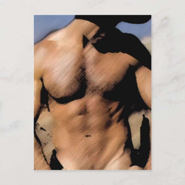 Dark Cowboy Postkarte (Vorderseite)