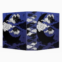 Dark Crescent Moon Binder