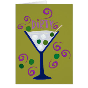 Dark & Dirty Martini