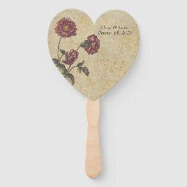 Dark Elegance Wedding Fans Fächer