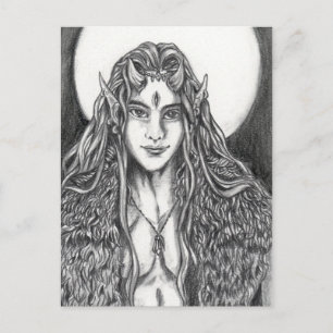 Dark Elf Postkarte