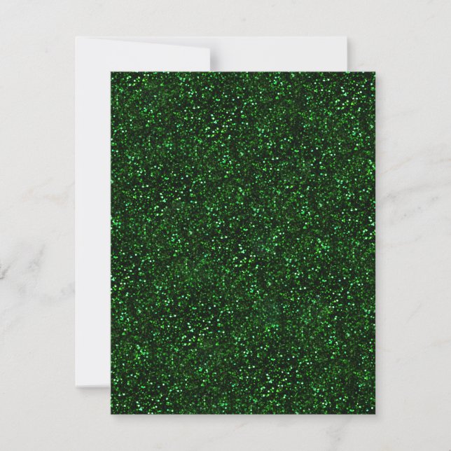Dark Emerald Green Glitzer (Vorderseite)