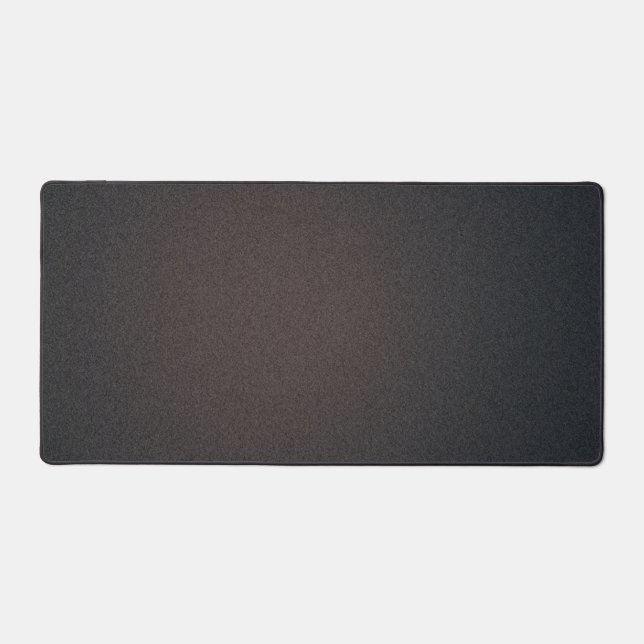 Dark Espresso Grainy Texture Minimalist Schreibtischunterlage (Vorderseite)