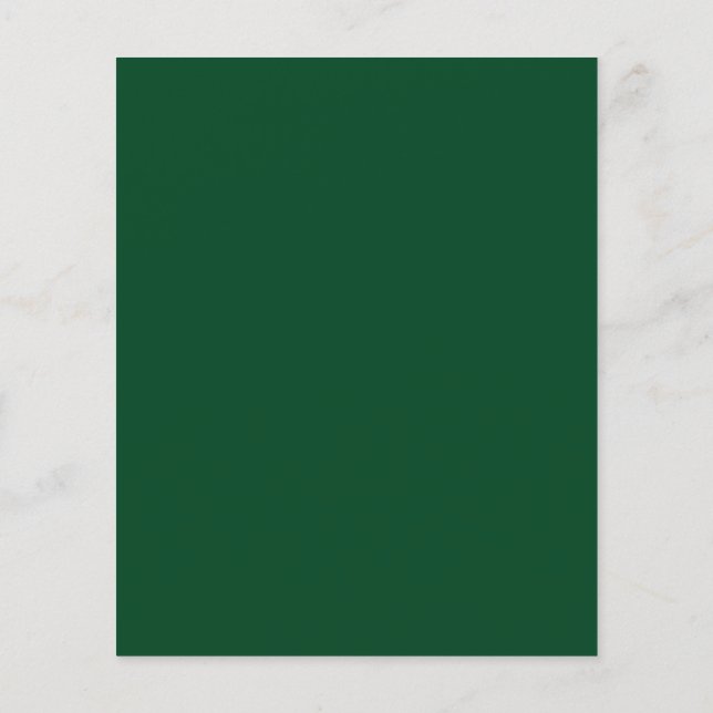 Dark Evergreen Green Flyer (Hinten)