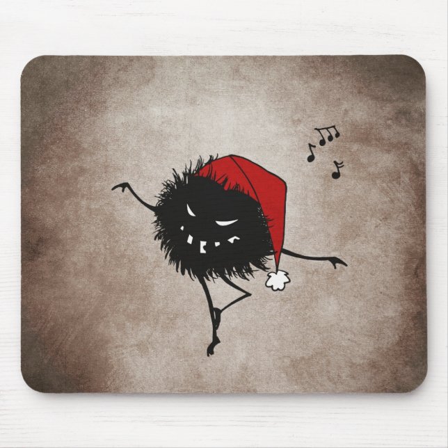 Dark Evil Christmas Bug Mousepad (Vorne)