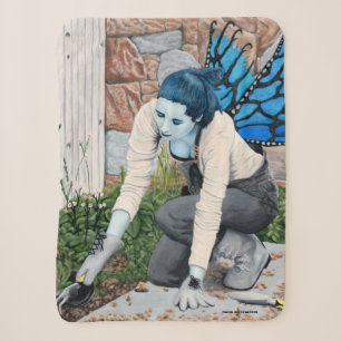 Dark Fairy Garden Gardener Fantasy Fantastische Be Sherpadecke