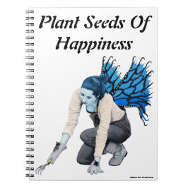 Dark Fairy Garden Gardens Fantasy Art Notebook Notizblock