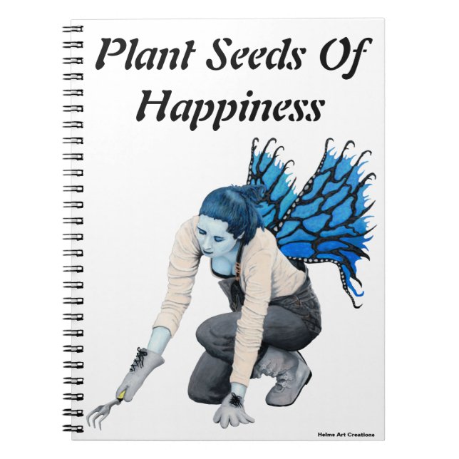 Dark Fairy Garden Gardens Fantasy Art Notebook Notizblock (Vorderseite)