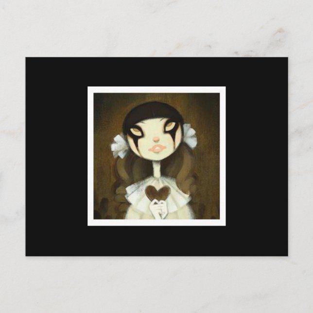 Dark Fairy Tale Character 1 Postkarte (Vorderseite)