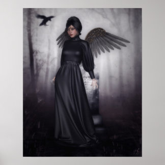 Dark Fallen Angel Poster