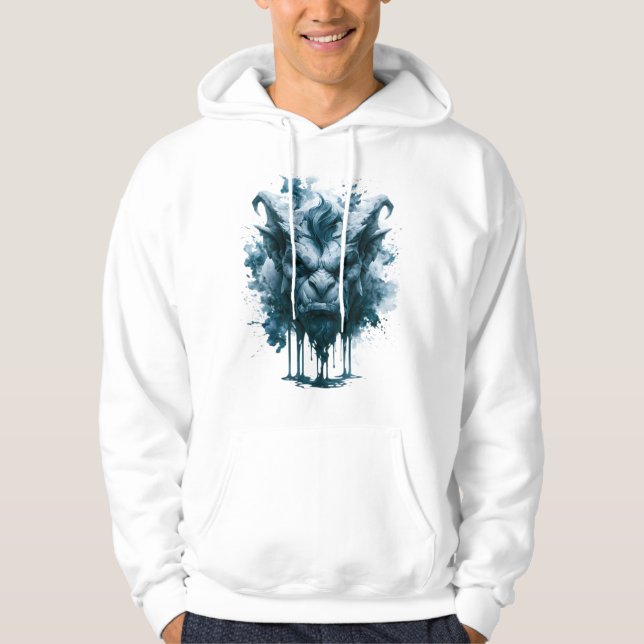 Dark Fantasy Gargoyle Kapuzenpullover Hoodie (Vorderseite)