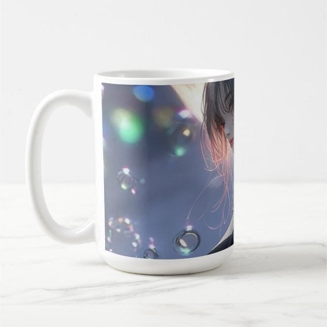 Dark fantasy girl / Aesthetic Kaffeetasse (Links)