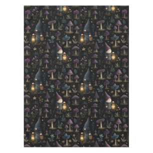 Dark Fantasy Gnome und Mushroom Pattern Tischdecke