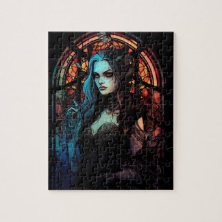 Dark Fantasy Gothic Skull Frau